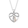 Exquisite Heart Pendant Mother-Daughter Necklace
