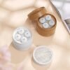 200ML Cute Steamer Bun Shape Essential Oil Diffuser with USB Night Light & Mini Humidifier