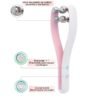 Electric Microcurrent Face & Body Roller Massager: Hand-Held Anti-Wrinkle & Face-Lifting Device