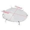 420D Waterproof Half Car Cover – UV Protection, Dustproof Silver/Black Top for Mazda MX-5