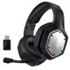 2.4GHz Wireless Gaming Headset with 7.1 Surround, ENC Mic & RGB Lighting for PC/PS4/PS5/Xbox