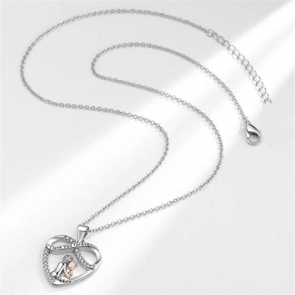 Exquisite Heart Pendant Mother-Daughter Necklace