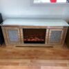 Elegant Mirrored TV Stand