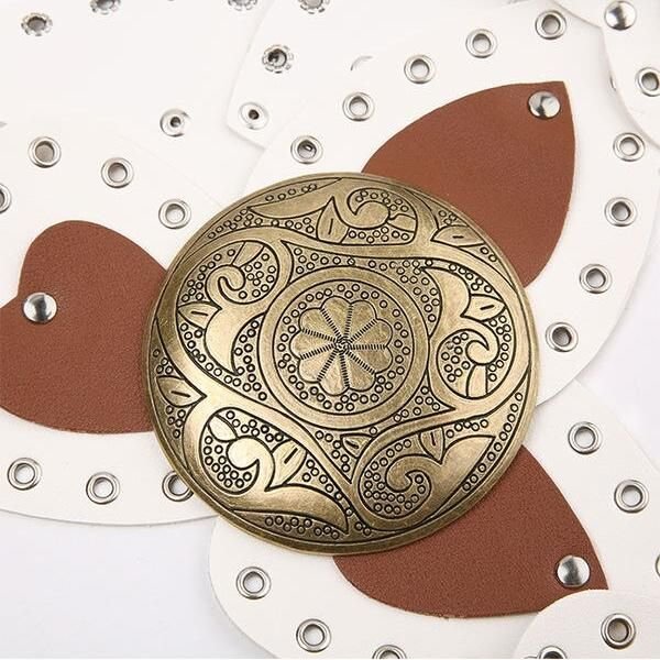 Heart-Shaped Hollow-Out PU Leather Belt for Women