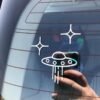 Alien Encounter Vinyl Car Decal