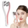 Electric Microcurrent Face & Body Roller Massager: Hand-Held Anti-Wrinkle & Face-Lifting Device