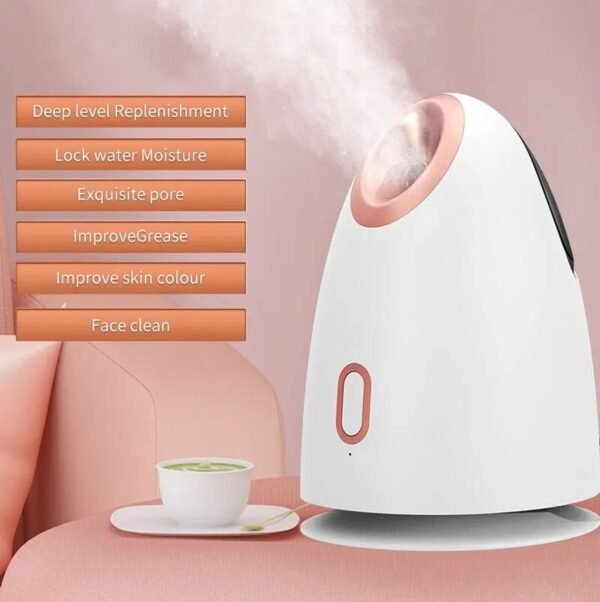 Advanced Facial Steamer & Skin Rejuvenator with Ultrasonic Scrubber