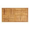 Elegant Teak Finish Acacia Wood Outdoor Dining Table