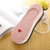 Love Heart Silica Gel Non-slip Boat Socks for Women