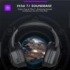 2.4GHz Wireless Gaming Headset with 7.1 Surround, ENC Mic & RGB Lighting for PC/PS4/PS5/Xbox