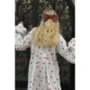 Heart Print Cotton A-line Long Sleeve Summer Dress