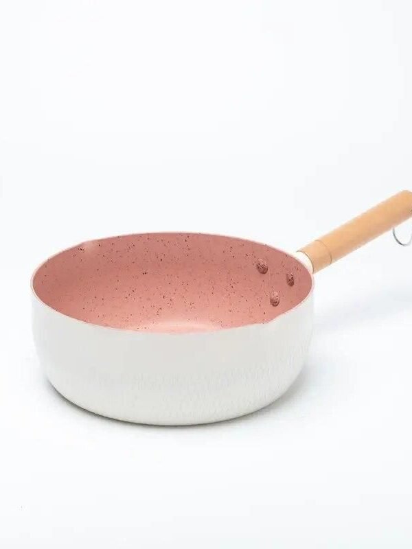Japanese Non-Stick Multi-Color Snowflake Cooking Pot for Induction & Gas Stoves