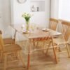 Elegant Transparent PVC Lace Tablecloth