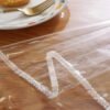 Elegant Transparent PVC Lace Tablecloth