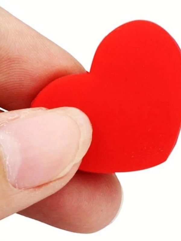 Heart-Shaped Silicone Tennis Racket Vibration Dampener - Shock Absorber for Enhanced Play