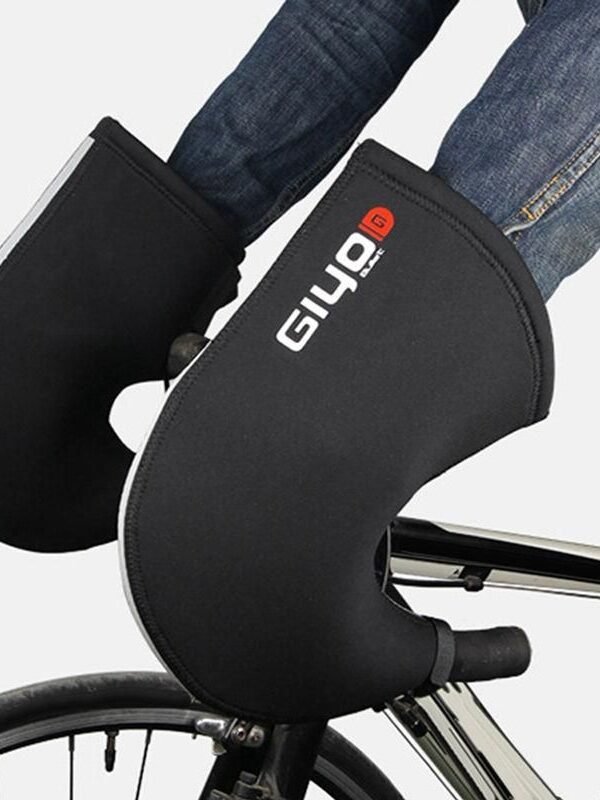 Thermal Cycling Handlebar Mittens with Reflective Safety Strip
