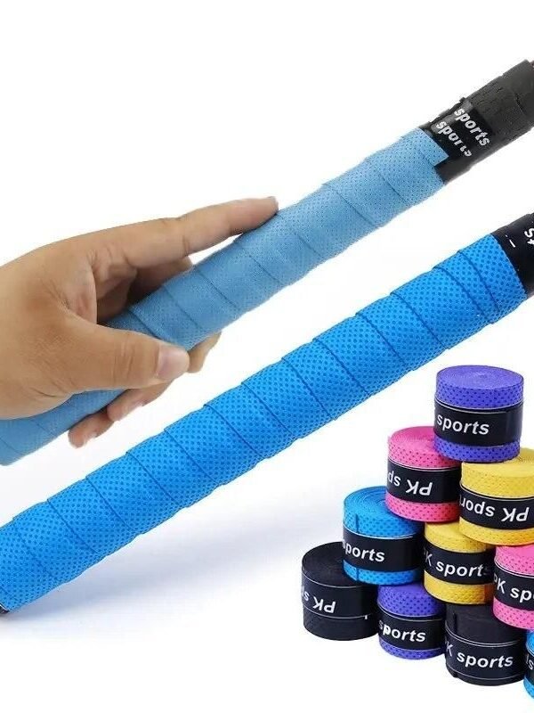 Multi-Sport Overgrip Tape - Anti-Slip, Sweat-Absorbent, for Tennis, Badminton, and Fishing Rods