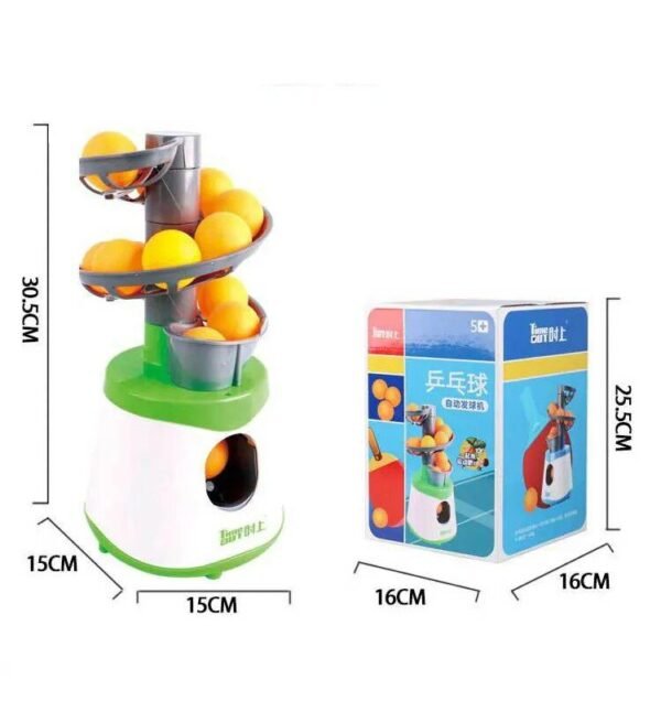 Compact Table Tennis Trainer - Portable Ping Pong Ball Launcher for Kids and Adults