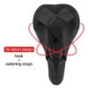 Enhanced Comfort MTB Cycling Saddle Cover with Liquid Silicone & Memory Foam