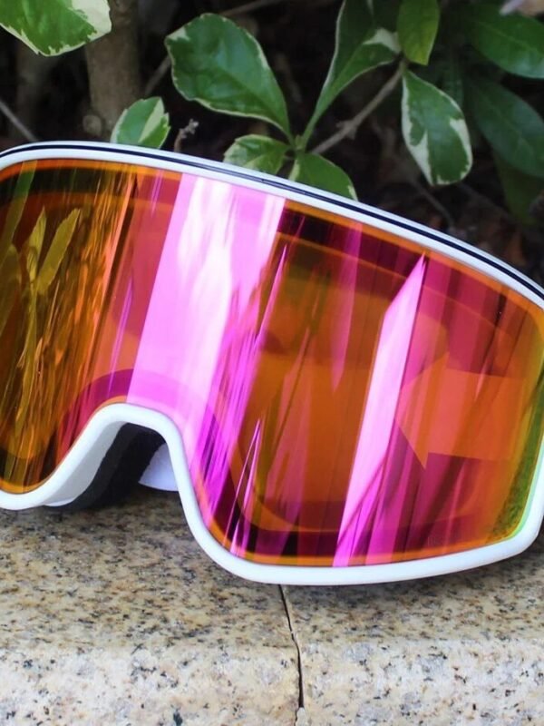 UV400 Anti-Fog Ski Goggles with Large Double-Layer Mirror Lens