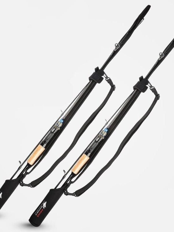 Compact Neoprene Fishing Rod Carrier